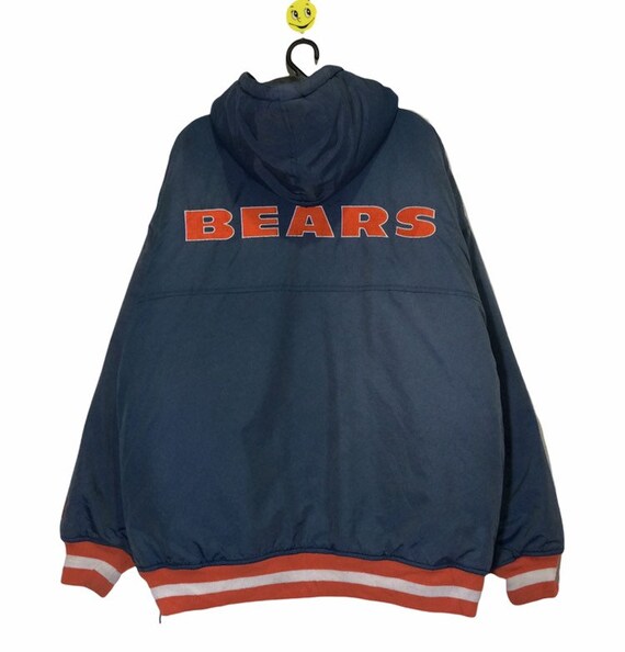 Rare!! Vintage STARTER BEARS NFL Bomber Jacket Ho… - image 1