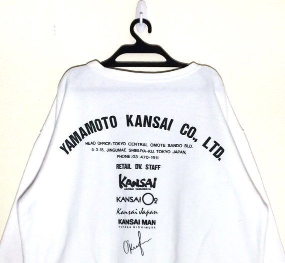 Rare!!! Vintage KANSAI YAMAMOTO company Sweatshir… - image 2