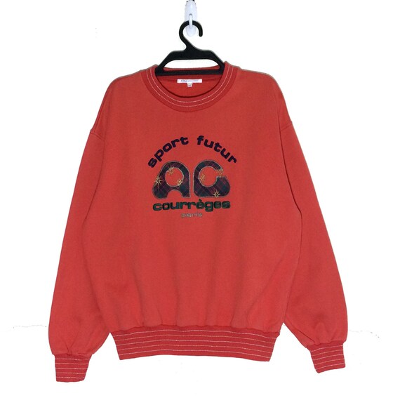 Rare!!! Vintage Courreges Paris Sweatshirt pullove