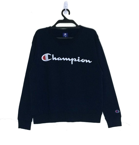Rare!!! Vintage Champion U.s.a. Spellout sweatshir