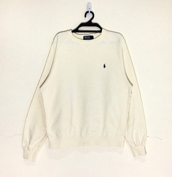 ralph lauren cream sweatshirt