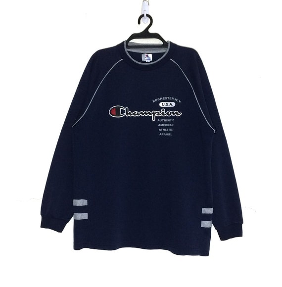 Rare!!! Vintage Champion U.s.a. Spellout Embroider