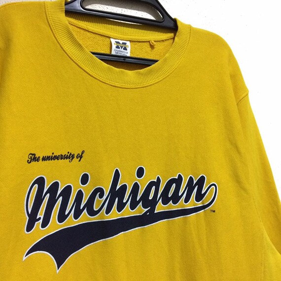 Raro Vintage La felpa University Of MICHIGAN Vtg MICHIGAN | Etsy Italia