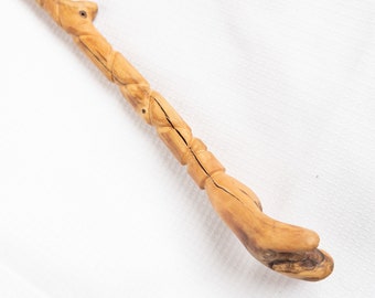 Jasmine wand, Swirl Jasmine stick, Energized jasmine stick, wood wand, natural handmade wand, dried Jasmine stick pagan ritual wand 2019 2