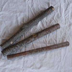 Rowan stick, Dried for 2 years, natural wood supply for wand making, 1 inch diameter stick, 37.5 cm / 14.5 inches length imagen 4