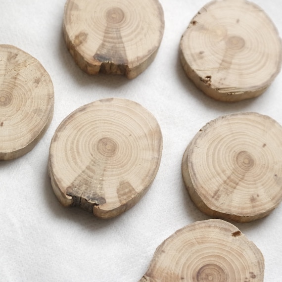 2.5-4cm ideal for DIY craft parties Log slices wedding table decor