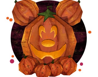Without Background Hilltop Apparel Mickey Mouse Pumpkin Iron On Design