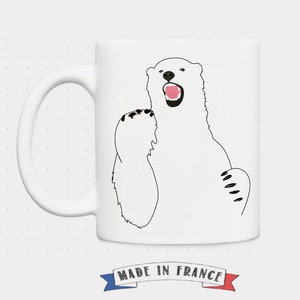 Coffret cadeau moule à glace ours polaire avec pailles en acier Moule à  glaçons en silicone ours polaire -  France
