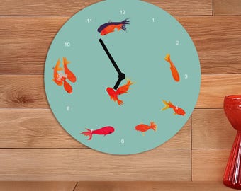 Fish clock - "Circular" illustration by didouch