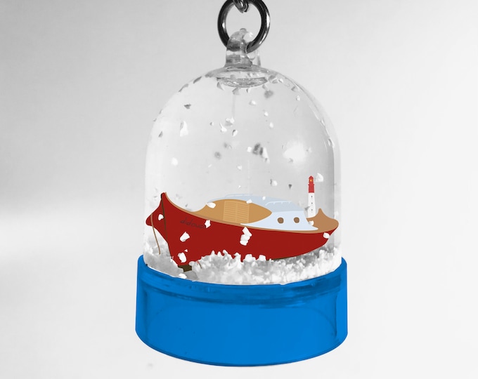 Snowball keyring Pinasse didouch