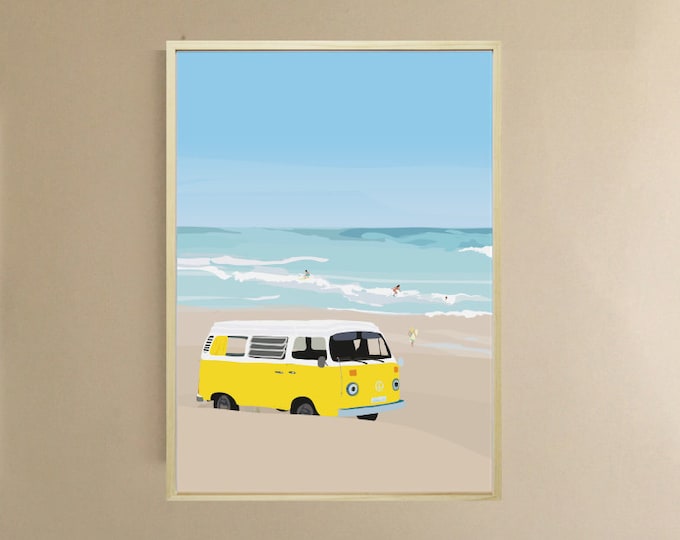 Combi poster at the Didouch beach 3 formats