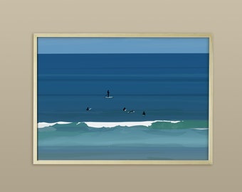 Waiting for didouch - Poster in 3 formats - Sea Ocean Collection