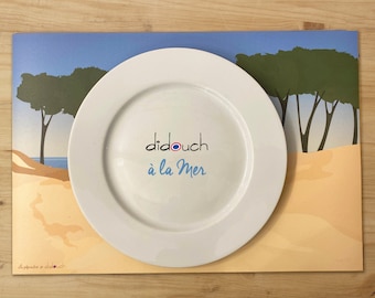Vinyl didouch placemat - Sea • Cars • Bike Collection
