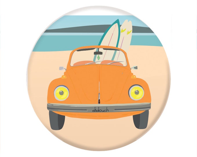 Didouch Bottle Opener & Magnet: Ladybug Surf