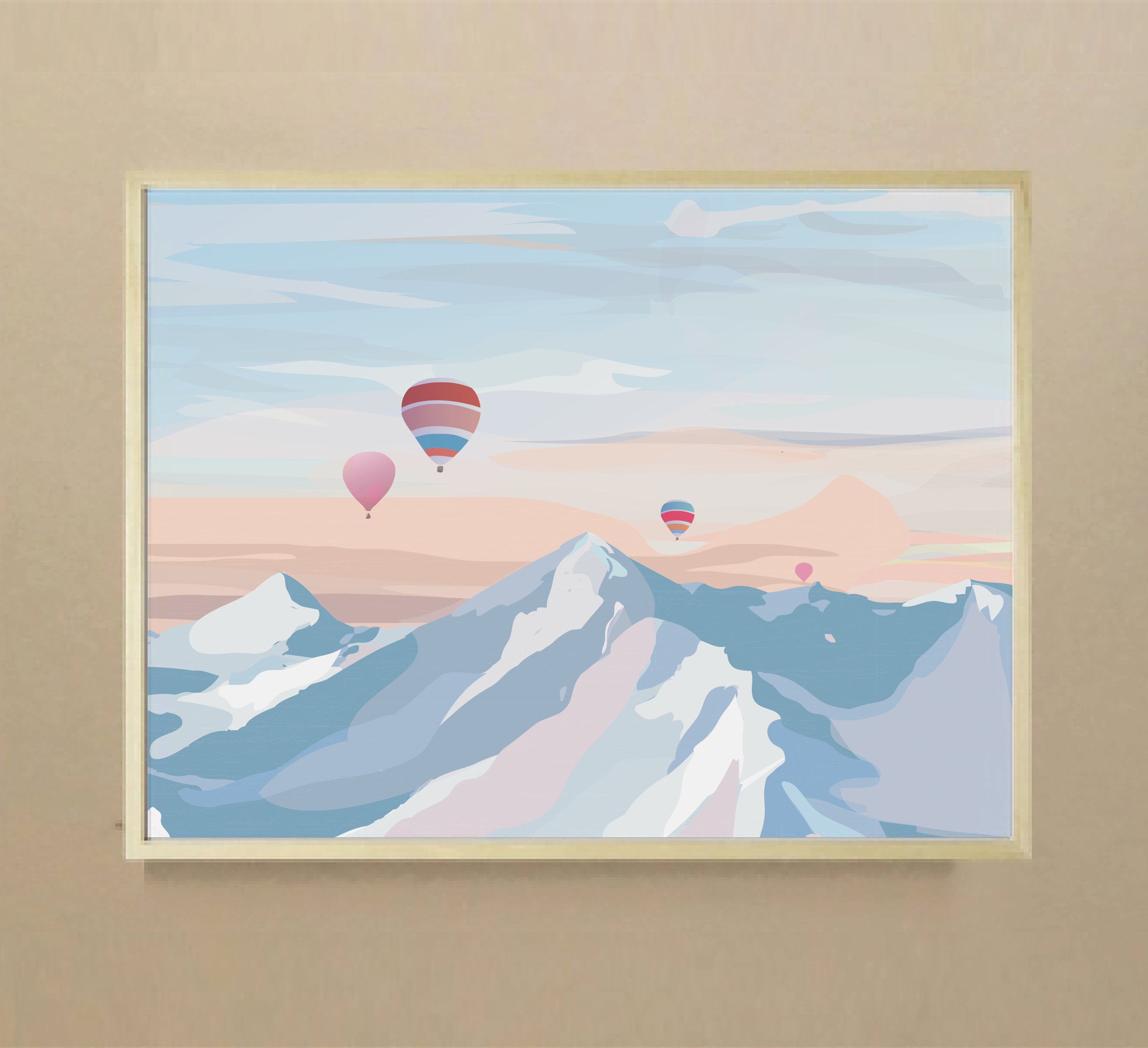 Affiche 2 Formats La Montagne de Didouch - Collection Ski