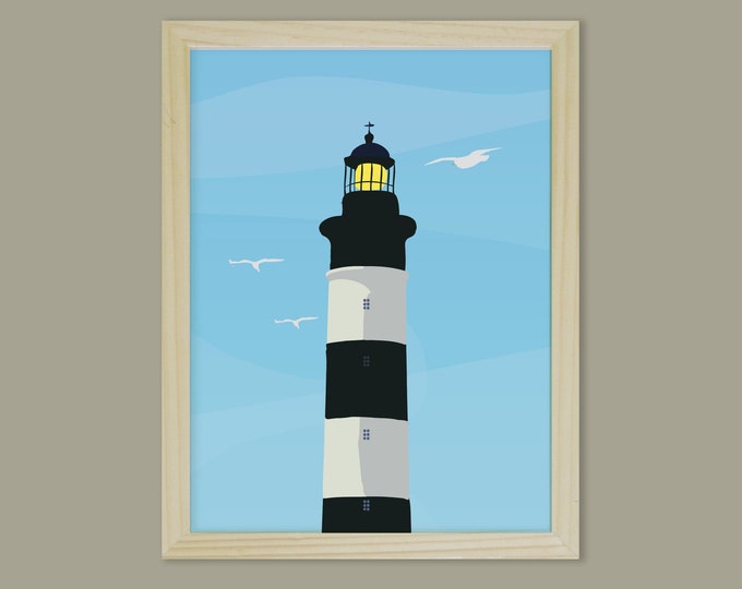 Chassiron & the Chassiron lighthouse - Didouch Lighthouse Collection