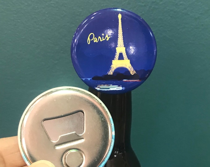 Magnet bottle opener Paris by night DE DIDOUCH