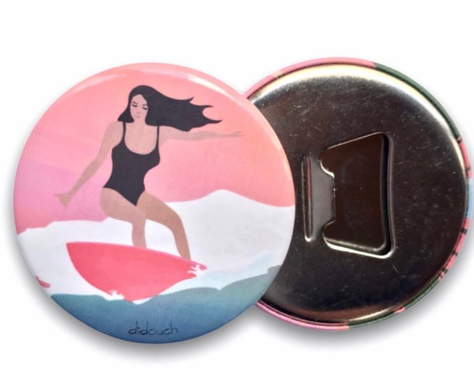 Surfer bottle opener & magnet didouch