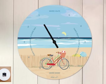 Tide clock - 14 models - Illustration didouch