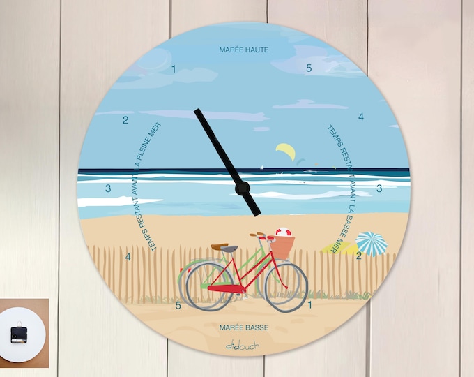 Tide clock - 14 models - Illustration didouch