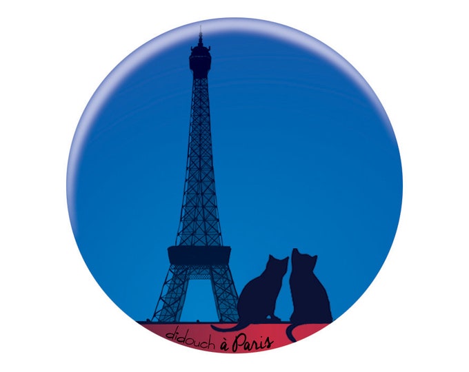 Bottle opener & Magnet didouch: Paris the cats of the Eiffel Tower