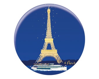 Bottle opener & Magnet Paris by night