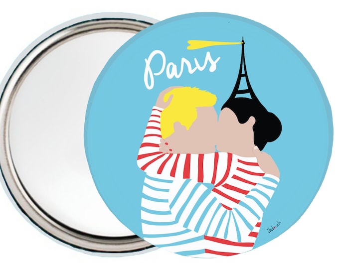 Mirror ∅ 76 mm Paris I love you