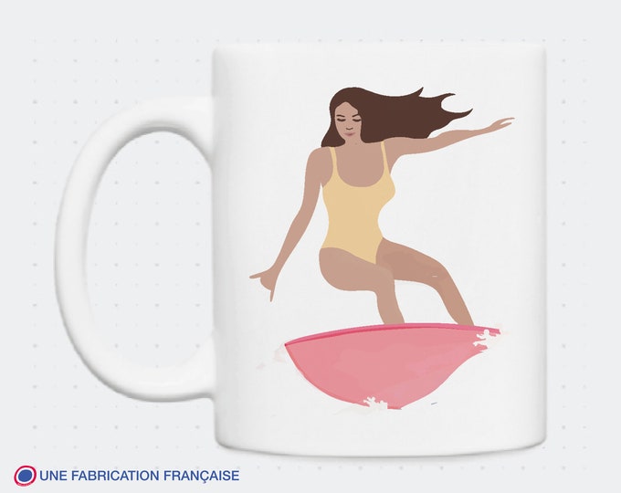 Mug Surfers on both sides illustration didouch