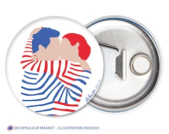Didouch Bottle Opener & Magnet: The Sailor's Kiss