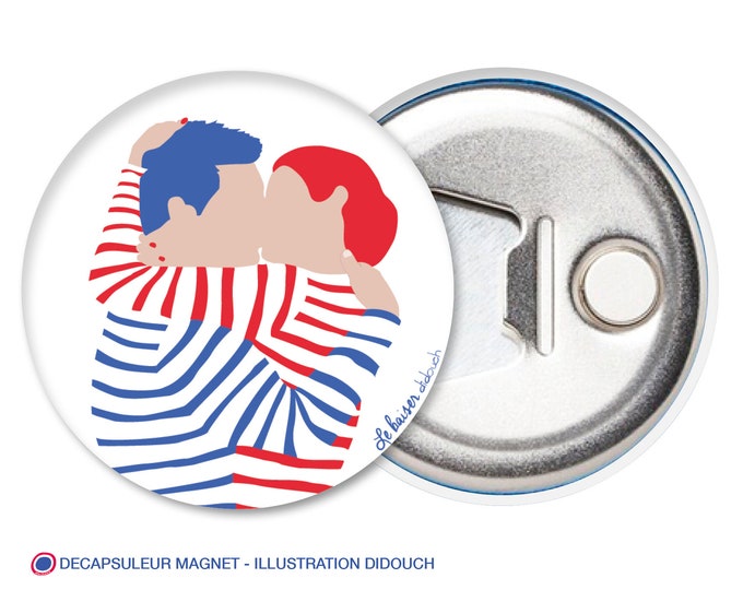 Didouch Bottle Opener & Magnet: The Sailor's Kiss