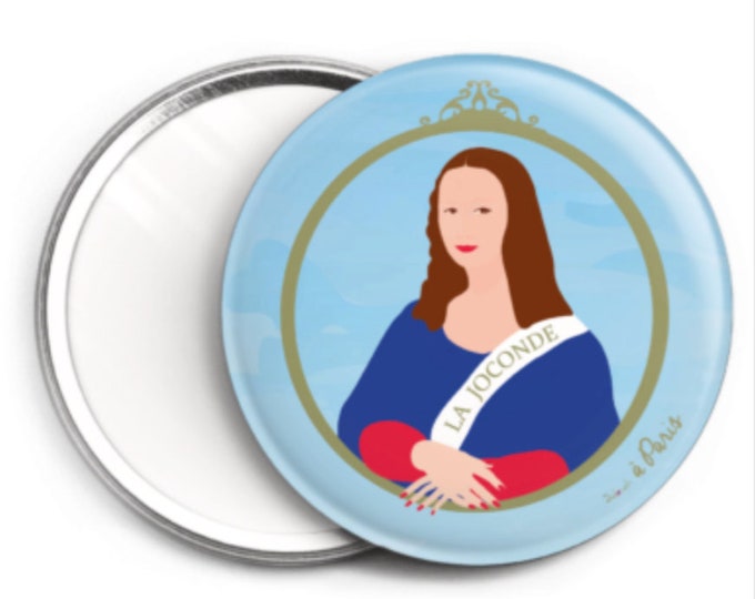 Mirror the Mona Lisa illustration didouch