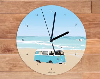 Didouch's "Let's Go" clock - Illustrated Dibond aluminum dial