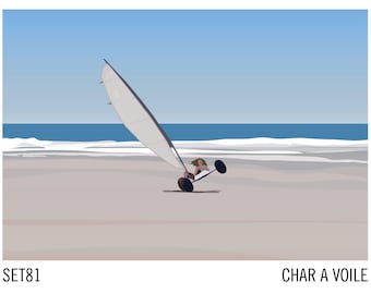 Soft vinyl placemat - Didouch's Sea Collection - Land yacht