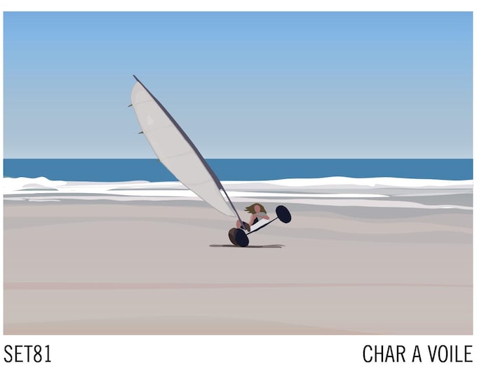 Soft vinyl placemat - Didouch's Sea Collection - Land yacht