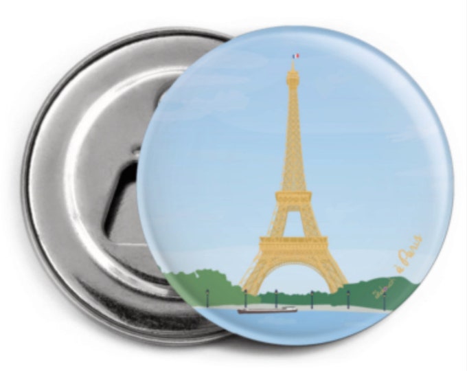 Didouch Bottle Opener & Magnet: Paris Eiffel