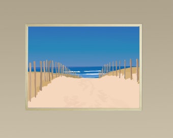 View from here – Poster in 2 sizes – Sea Ocean Collection