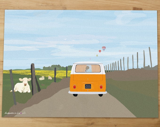 Vinyl Placemat • Didouch Countryside Collection