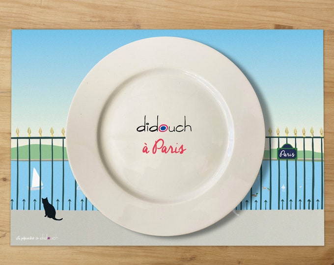 Vinyl placemat • Didouch collection in Paris