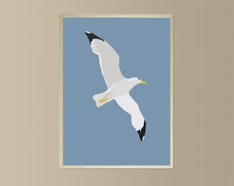 Didouch's black-headed gull - Bird theme poster
