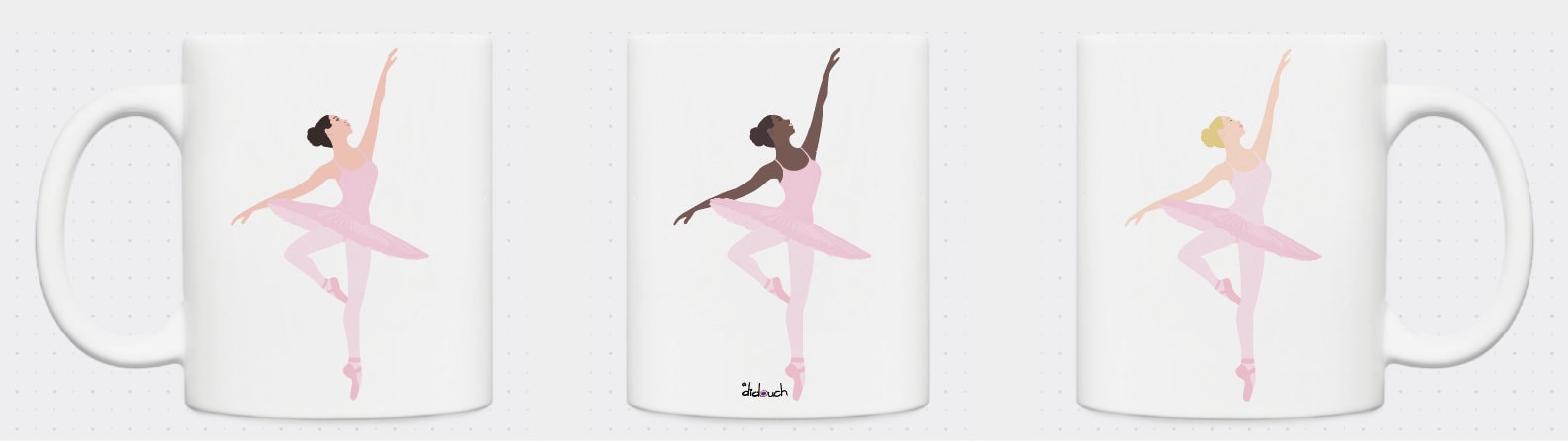 Mug Didouch Ballerine en 3 Couleurs