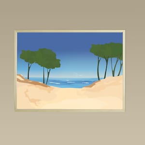 Aquí y ahora - Póster en 3 tamaños - Colección Mer Océan