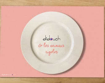 Vinyl placemat • Didouch's funny animals collection