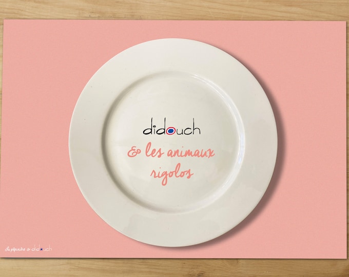 Vinyl placemat • Didouch's funny animals collection