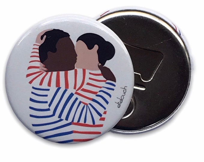 Bottle opener & Magnet didouch: the marine kiss