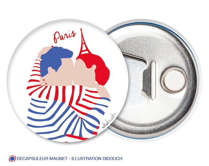 Bottle opener & Magnet didouch: the sea kiss