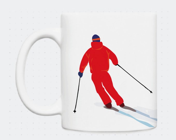 Skier mug at the Didouch mountain