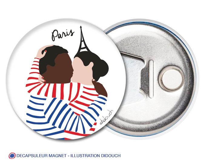 Bottle opener & Magnet didouch: the sea kiss