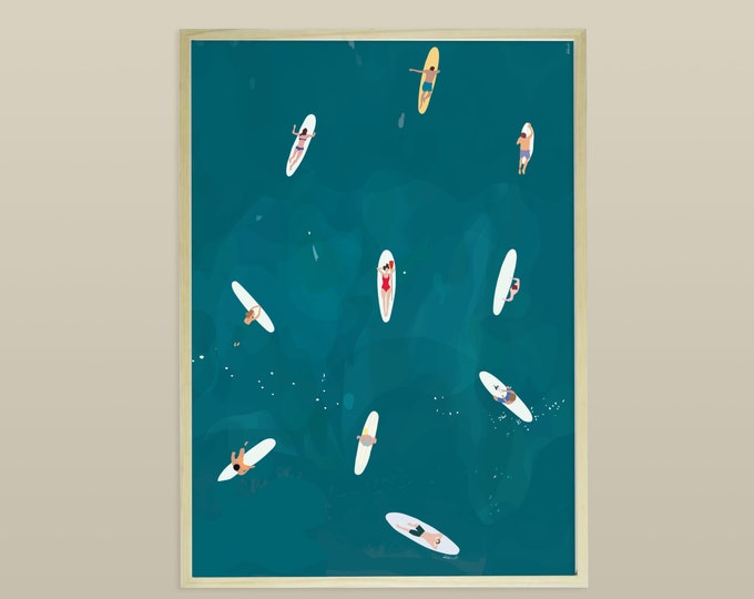 Poster "the break" by didouch (surf collection)