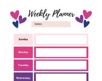 The Bisexual Weekly Planner - Pride Collection