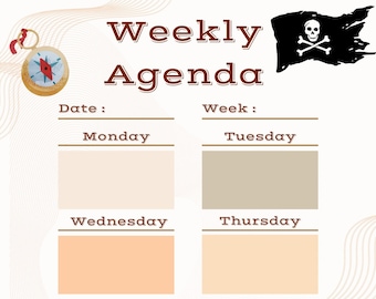 The Pirate Weekly Planner